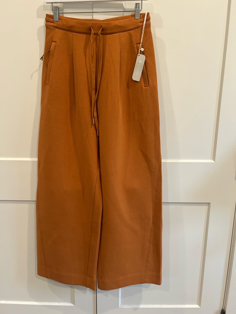 NWT Neiwai Relaxed Wide Leg Pants Clove Medium 4